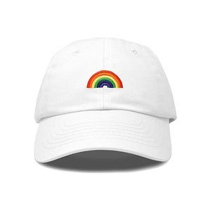 Pride rainbow dad hat